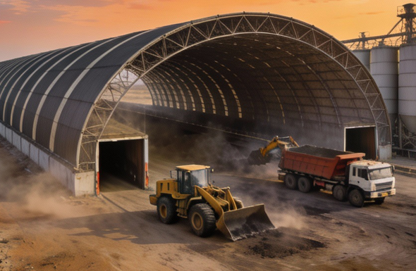 Coal Bulk Storage shed