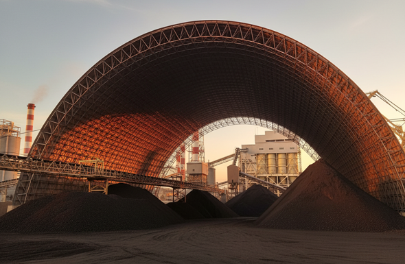 Coal Bulk Storage shed